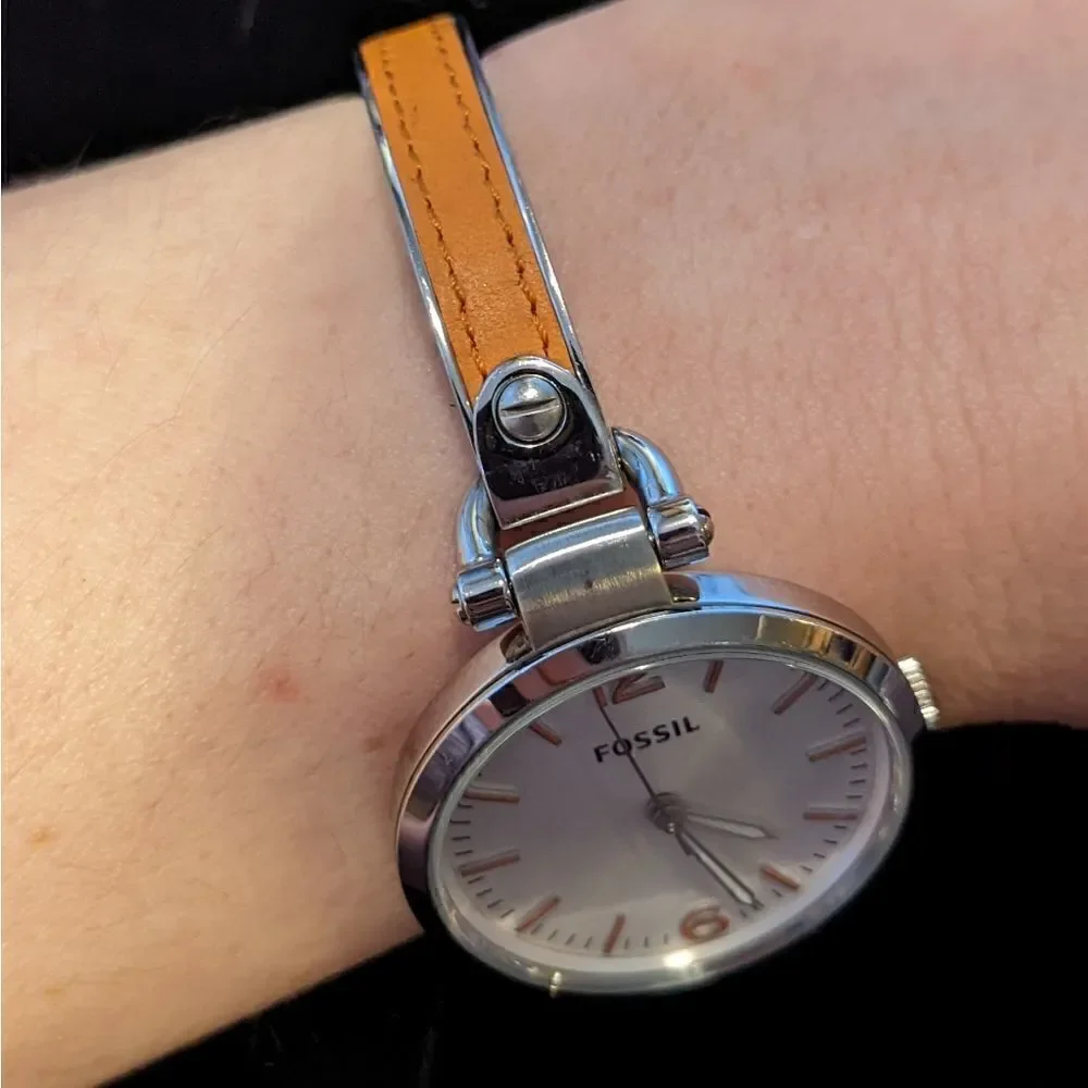 fossil bracelet watch 🧡orange🧡